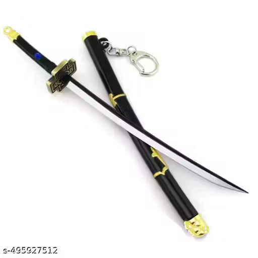 Demon Slayer Samurai Tanjiro Nichirin Mini Kata Na with Scabbard Collectable Model Gift Key Chain Anime Toy Bike Keychain Pack 1 pcs