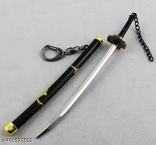 Demon Slayer Samurai Tanjiro Nichirin Mini Kata Na with Scabbard Collectable Model Gift Key Chain Anime Toy Bike Keychain Pack 1 pcs