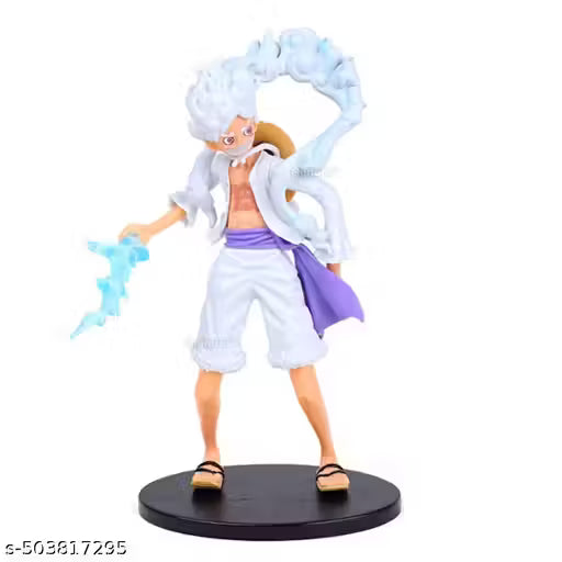 Onitore One Piece Action Figure Luffy Gear 5 Standing Height-18.5cm with great details and PVC material Without Box