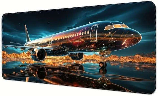Premium Airplane Design Gaming Mouse Pad