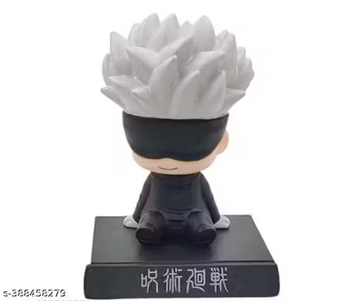 Gojo Satoru Jujutsu Kaisen Bobblehead Action Figure Toy | PVC Action Figure | Model Anime Toys Bobble Head Pack of 1