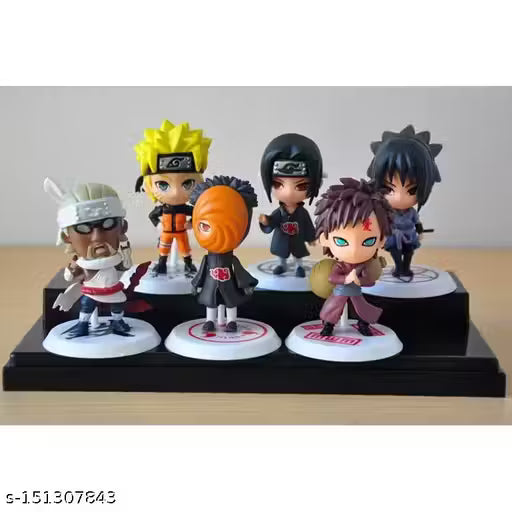 Skytail Naruto Action Figures, Anime Naruto Action Figures Set PVC Action Figures Cake Decorating Topper Items Gifts for Girls Boys (Naruto)
